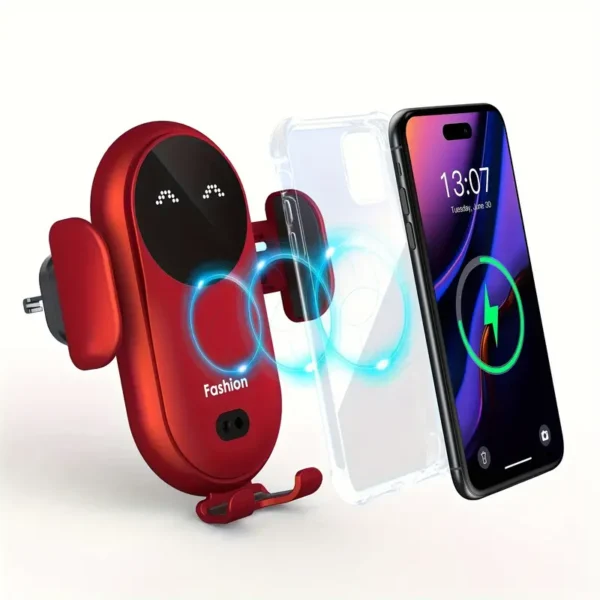 🔥Time-limited Special 🔥Fast Automatic Infrared Induction Wireless Car Charger Car Air Vent Mobile Phone Holder with Quick Charging - Image 3