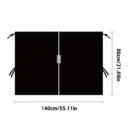 🔥Universal Car Privacy Curtains Between Rear Seat Privacy Protection Sun Shades Side Window Covers for Taxi Car Travel Accessorie✨